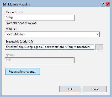 Edit Module Mapping screen