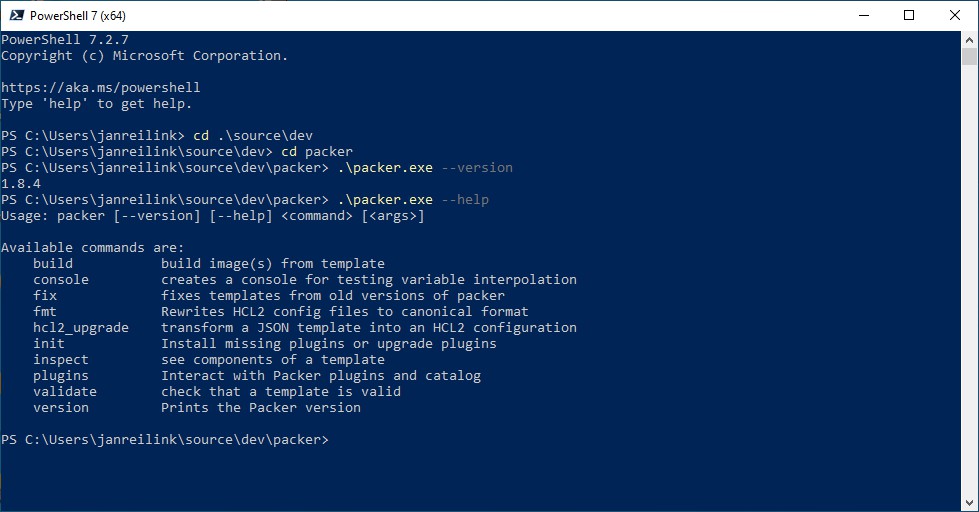 HashiCorp Packer in Windows PowerShell